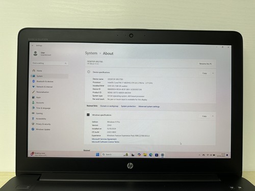 HP Laptop Windows 11 ZBOOK 15 G3 i7 6820HQ 2.7GH 8 GB 256GB NVIDIA Quadro M2000M - Picture 3 of 24