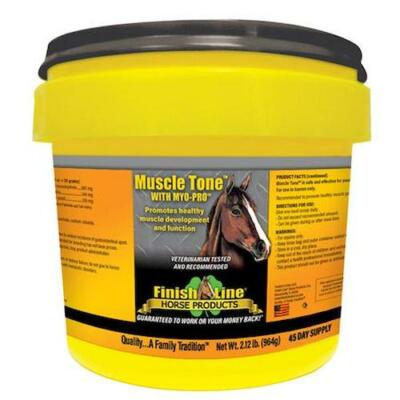 FINISH LINE Muscle Tone with Myo-Pro Horse Feed Supplements - 2.12 lb Powder