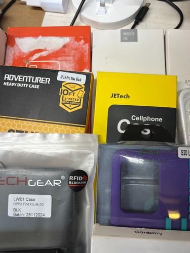 Joblot Of 25 Pcs Boxed Phone Cases , For Various brands Like Apple , Samsung ETC - Photo 19 sur 22