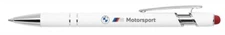 BMW Motorsport Limited Edition ink Pen with Stylus for Tablet or Smartphone.