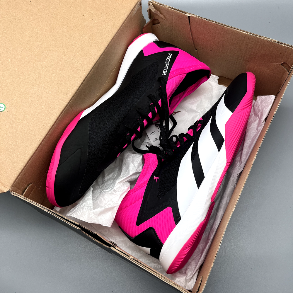 Adidas Predator Accuracy .3 Indoor Soccer Sala Shoes Black Pink White GW7069