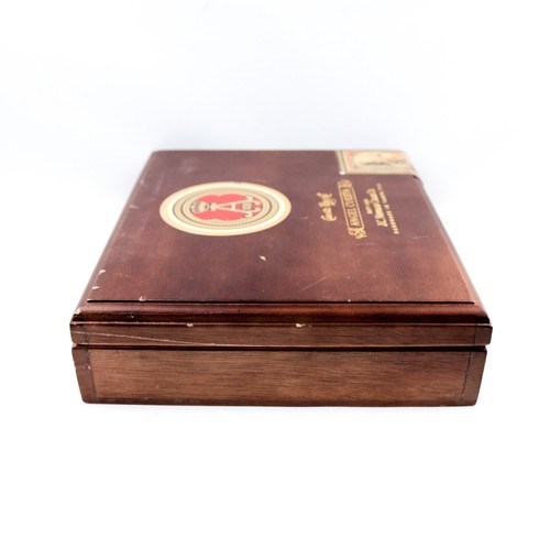 Angel Cuesta Toro Empty Wood Cigar Box 8.75" x 7.5" x 2" - Picture 6 of 12