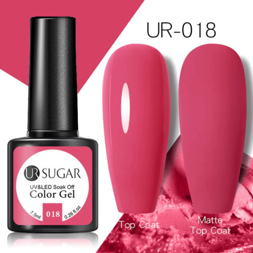 Nail Gel Polish Colours UR Sugar Base Top Coat Soak Off UV LED Colour Varnish UK - Picture 35 of 144