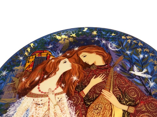Art Plate "Romeo & Juliet" by Russell-Barrer From the Series Romantic Loves - Picture 8 of 9