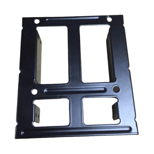 Hard Drive Bracket Black Metal HDD Shelf Rack for 2.5 to 3.5 Disk Disk Panel - Afbeelding 5 van 8