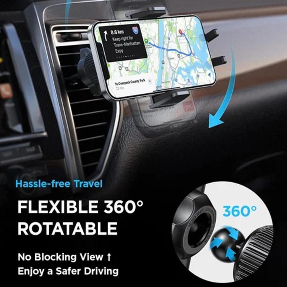 Air Vent Car Phone Mount Adjustable Holder 360 Car Mount Phone K6X8 - Picture 2 of 13