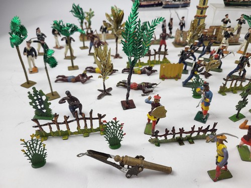 Heyde Haffner 50 mm colección única barcos indios japoneses marineros árboles - Imagen 6 de 14