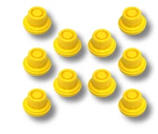 REPLACEMENT YELLOW SPOUT CAP TOP FOR BLITZ FUEL GAS CAN (PACK OF 10)