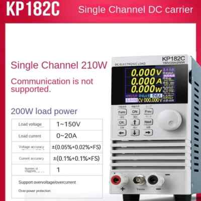 DC Electronic Load Tester KP182/KP184/KL284A/KL293 Dual Channel Load Meter