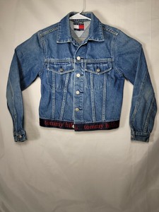 tommy hilfiger denim jacket 90s