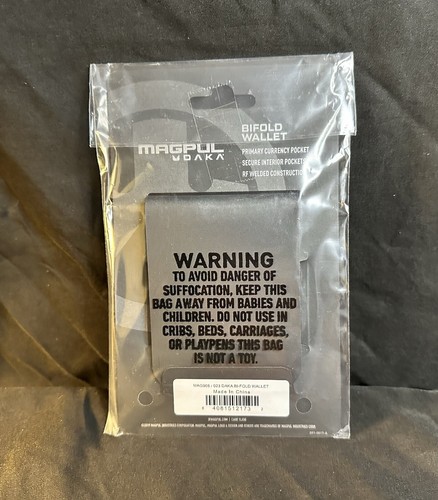 MAGPUL Daka Bifold Slim Minimalist Wallet Cash Card Holder Gray MAG906-023 - Picture 10 of 11