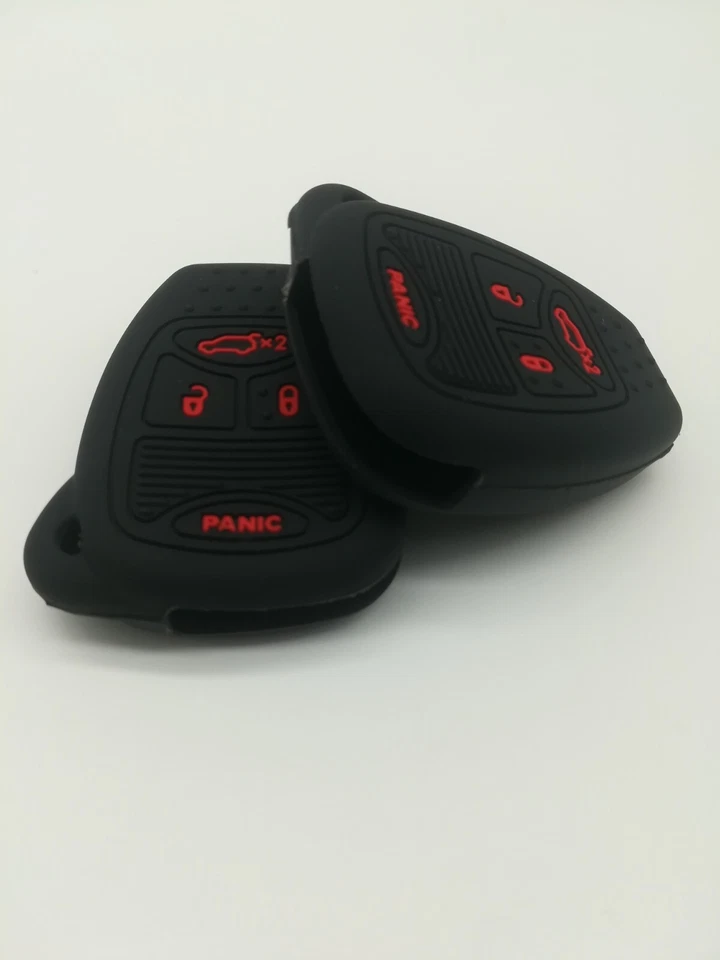 2*Key Cover for Jeep Liberty Grand Cherokee Dodge Avenger Durango Chrysler 200 - Imagem 3 de 4
