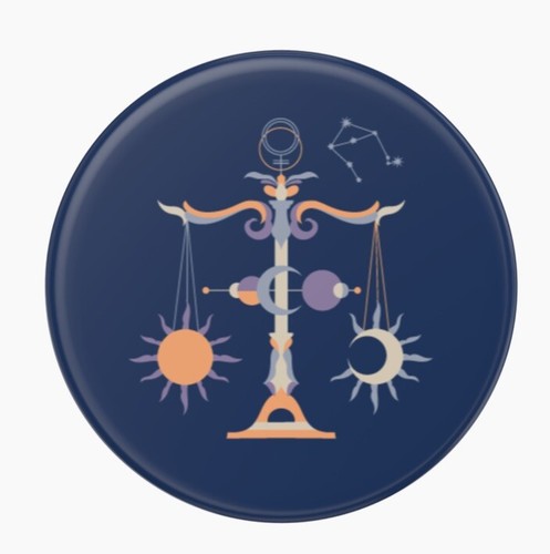 PopSockets PopGrip Cell Phone Grip & Stand - Be Rooted Libra - New - Picture 2 of 3
