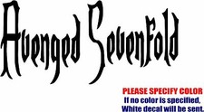 Vinyl Decal Sticker - Avenged Sevenfold 02 Car Truck Bumper Window JDM Fun 12"