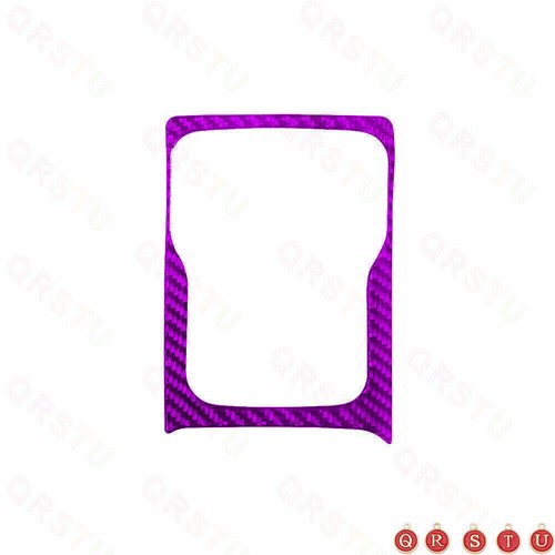 Gear Shift Outer Frame For Jeep Wrangler JL 18+ Gladiator 20+Purple Carbon Fiber - Foto 3 di 7
