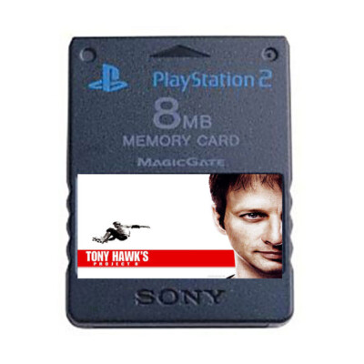 Tony Hawk's Project 8 PS2 Official Memory Card Completed Unlocked Saves