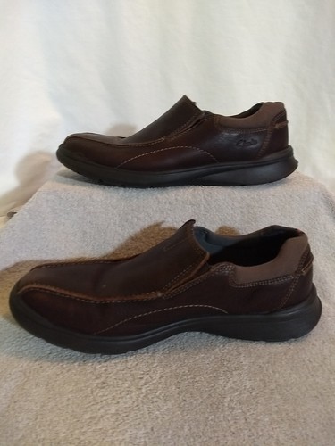Clarks Mens Cotrell Brown Leather Slip On Shoes, Size: 11.5 M #MT60+8 - Picture 2 of 7