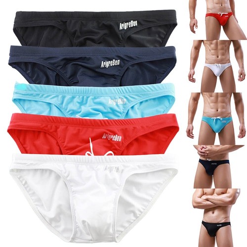 Comfortable Men's Low Rise Bikini Briefs Perfect Swimwear for Summer Escapes - Picture 2 of 28