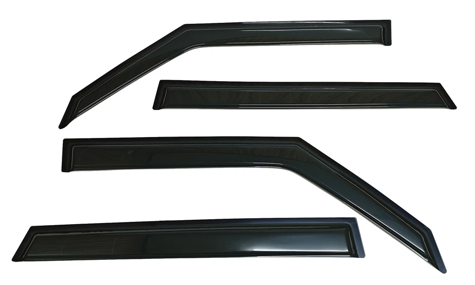 Fit 2014-2019 Kia Soul Window Visors Sun Vent Shade Rain Wind Guards Smoke Foto 4 de 4