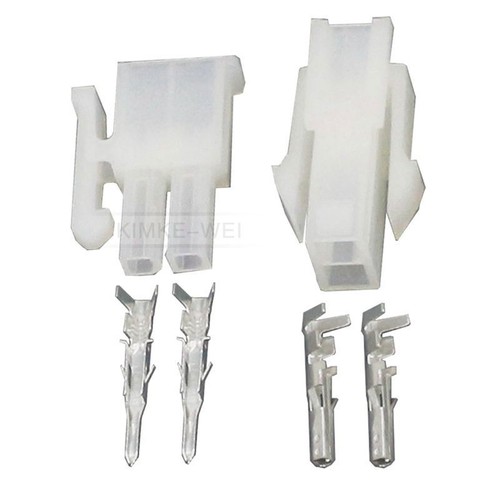 2 Pin/Way Molex Mini-Fit Jr 5557/5559 4.2mm Connector Kits (Plug+Socket+Crimps) - Picture 2 of 5
