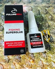 NEW Fulling Mill High Power Brush On Waterproof Fishing Superglue 5G Bottle