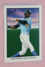 JASON HEYWARD 2009 TRISTAR OBAK #17 MYRTLE BEACH PELICANS / CHICAGO CUBS