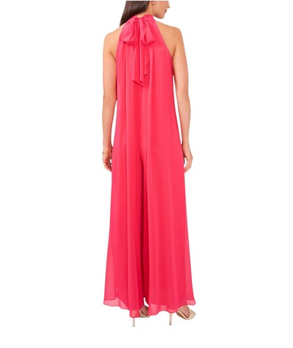 Vince Camuto Women's Halter Jumpsuit (Geranium, Small) - Imagen 2 de 4