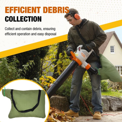 Leaf Blower Vacuum Zippered Bottom Dump Bag for for Ultra Blower Rake & Vacuu... - Picture 2 of 7