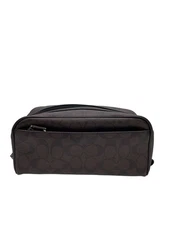 COACH bag, brown, all-over print, F58540, Coach signature second bag