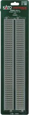  KATO HO Gauge Straight Track, 369mm, Set of 4, 2-180, Model Railroad Supplies 