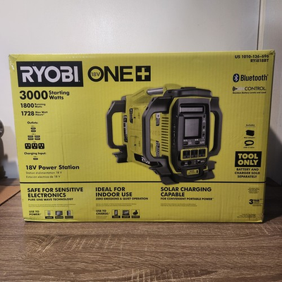 #ad NEW RYOBI RYi818BT One 18 Volt Power Station Inverter ONLY TOOL $579.95