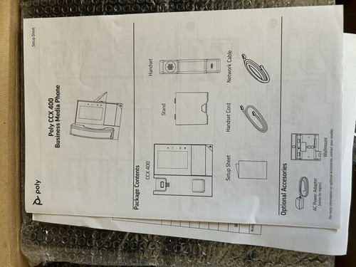 Plantronics CCX 400 Business Media Phone (2200-49700-001) - Picture 1 of 2