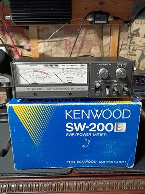Kenwood SW-200 SWR & Power Meter W/ 2 Couplers | eBay