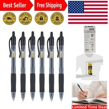 G2 07 Black Rollerball Pen: Smooth Acid-Free Ink & Refillable Design