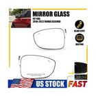 Pair LH RH Mirror Glass Power Heated with Blind Spot for 2018-2022 Honda Accord