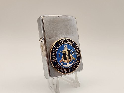 Zippo Vietnam Special Forces Mobile Riverine Force Mekong Delta 1971 Lighter  - Picture 2 of 10