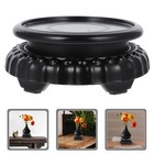 Chinese Wooden Base Decorative Stand Carved Vase Stand Plant Display Craft