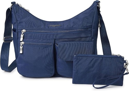 Baggallini Everywhere Bagg Umhängetasche Damen 11x9 leicht Einheitsgröße, Pacific