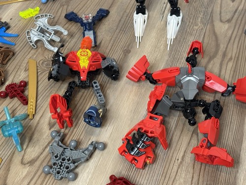 Lego Bionicle Lot FIGURES, WEAPONS, PARTS Gelu Pridak Pahrak Rocka PLUS MORE - Picture 14 of 21