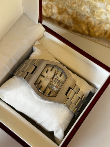 Orologio Vintage Camy Geneve Perpetual Day Calandar 7909 Automatico Funky Ultra Raro - Foto 4 di 24