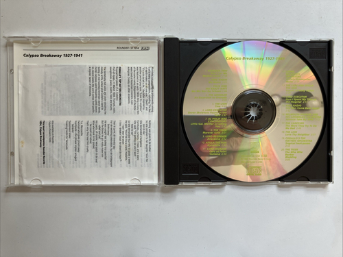 Calypso Breakaway par divers artistes (CD, Rounder Select) 1927-1941 - Comme neuf ! - Photo 2/2