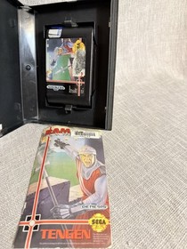 Rampart Sega Genesis Complete CIB Tengen 1992 Video Game Manual Box Untested