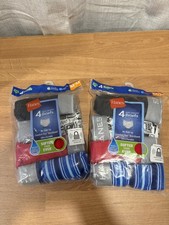 Hanes Boys Briefs Tagless Softer Than Ever 8 Pair Total Size Medium