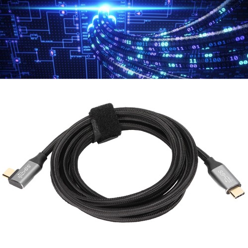 2m 100W 4K Right Angle 5A Type C PD Cable For Phones Tablets USB C To FY - Zdjęcie 13 z 22
