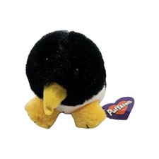 Vintage 1997 Swibco Puffkins Tux the Penguin Plush Style 662 W/tag 90s Toy