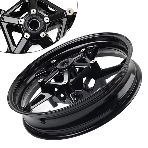 Schwarz Vorderradfelge Für BMW S 1000 R S1000R 2022-2023 S1000RR S1000XR 2019-23 - Picture 1 of 13