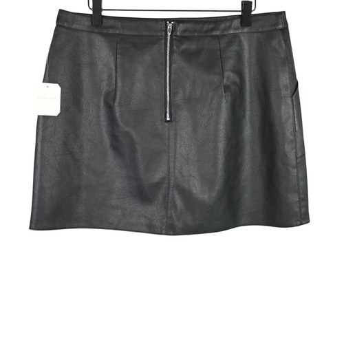 Altar'd State Vegan Leather Mini Shirt, XXL, Neu mit Etikett - Bild 3 von 6