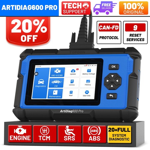 Update!TOPDON AD600S+PRO FULL System Automotive Obd2 Diagnostic Car Maintenances - Picture 14 of 14