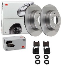 NK BREMSSCHEIBEN 278mm + BREMSBELÄGE HINTEN passend für MERCEDES S-KLASSE C140