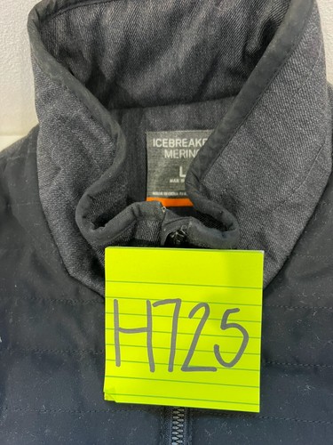 Icebreaker Merino Loft Full Zip Vest Black Size Large - Picture 12 of 15